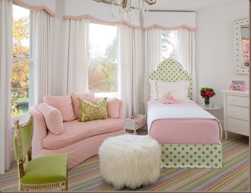 Nursery Notations: Pink and Green Bedrooms